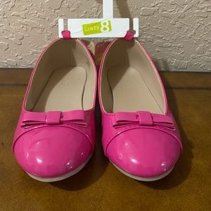 Fuchsia dress flats
